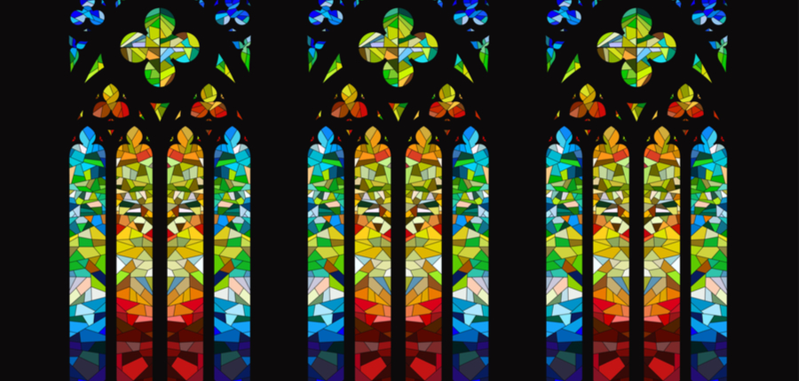 stained glass window design