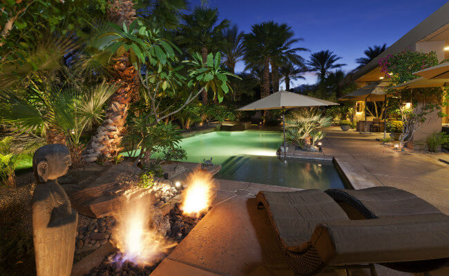 Luxury pool in villa