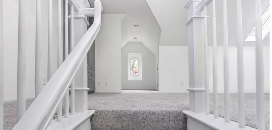 carpeted stairs