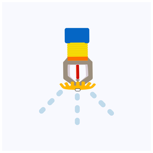 fire sprinkler vector