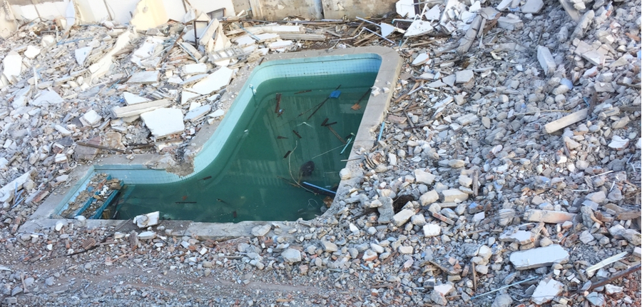 swimming pool demolition cost